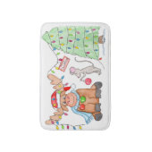 Christmas - Merry Christ-Moose! Badmat (Voorkant Verticaal)