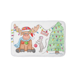 Christmas - Merry Christ-Moose! Badmat