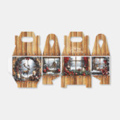 Christmas Merry Christmas Country Cabin Gift Bedankdoosjes (Uitgevouwen)