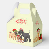Christmas Merry Christmas Dogs Favor Gift Bedankdoosjes (Achterkant)