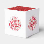 Christmas Merry Christmas Favor Gift Box Bedankdoosjes (Achterkant)