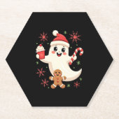 Christmas Merry Christmas For Gift Christmas Ghost Kartonnen Onderzetters (Voorkant)