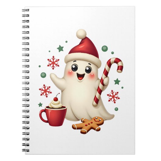 Christmas Merry Christmas For Gift Christmas Ghost Notitieboek (Voorkant)