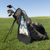 Christmas Merry Christmas For Gift Penguin Snowman Golfhanddoek (Groen)