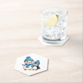 Christmas Merry Christmas For Gift Penguin Snowman Kartonnen Onderzetters (Insitu)