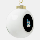 Christmas Merry Christmas For Gift Penguin Snowman Keramische Bal Ornament (Links)