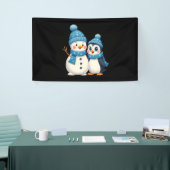 Christmas Merry Christmas For Gift Penguin Snowman Spandoek (Beurs)