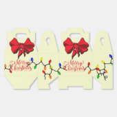 Christmas Merry Christmas Lights Favor Gift Favor Bedankdoosjes (Ongevouwen)