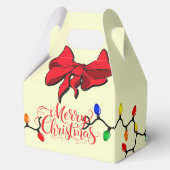 Christmas Merry Christmas Lights Favor Gift Favor Bedankdoosjes (Achterkant)