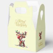 Christmas Merry Christmas Rudolph Favor Gift Box Bedankdoosjes (Open)