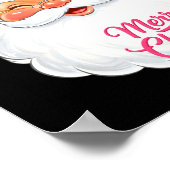 Christmas Merry Christmas Santa Face Jolly Santa C Poster (Hoek)