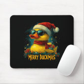 Christmas Merry Duckmas Funny Quackmas Pajama Duck Muismat (Met muis)
