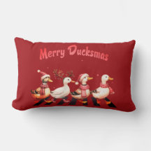 Christmas Merry Ducksmas Sierkussen