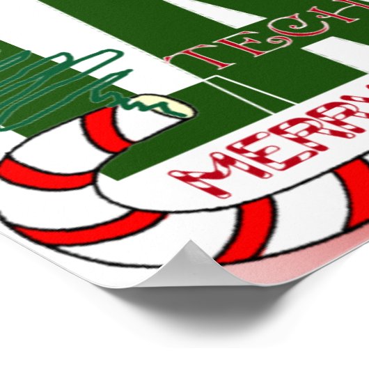 CHRISTMAS MERRY LABORATORY - LAB TECH POSTER (Hoek)