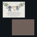 Christmas Merry Little Baby shower Boek Verzoek Informatiekaartje<br><div class="desc">Een vrolijk klein Baby shower Christmas Boy Book Request Enclosure Kaart</div>