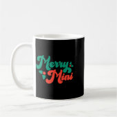 Christmas Merry Mini Cute Modern Tygraphy Script B Koffiemok (Links)
