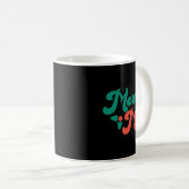 Christmas Merry Mini Cute Modern Tygraphy Script B Koffiemok (Voorkant rechts)