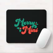 Christmas Merry Mini Cute Modern Tygraphy Script B Muismat (Met muis)