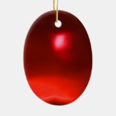 CHRISTMAS MET HOLLY BERRIES EN GEM STONES KERAMISCH ORNAMENT (Achterkant)