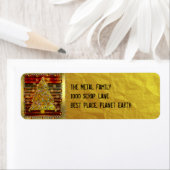 Christmas Metal Tree Etiket (Insitu)