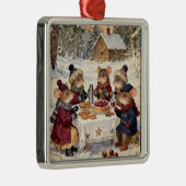 Christmas Mice Family Metalen Ornament (Rechts)