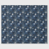 Christmas Midnight Blue and White Winter Gift  Cadeaupapier (Vlak)