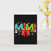 Christmas Mimi Coquette Bow Mimi Christmas  Kaart (Gele Bloem)