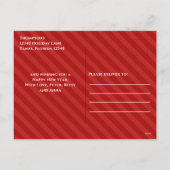 Christmas Minimalist Simple Calligraphy 1 Foto Feestdagenkaart (Achterkant)