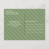 Christmas Minimalist Simple Calligraphy 1 Foto Feestdagenkaart (Achterkant)