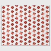 Christmas mint Candy Cane Cadeaupapier (Vlak)