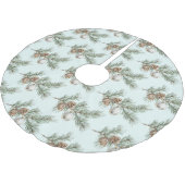 Christmas Mint Pine Cones Branch Ornament Kerstboom Rok (Gekanteld)