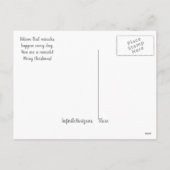 Christmas Miracles Briefkaart (Achterkant)