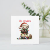 Christmas Mischief Ferret verward (Staand voorkant)