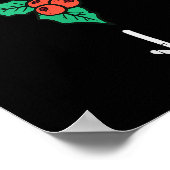 Christmas Mistletoe I Didnt Make The Rules Xmas Hu Poster (Hoek)