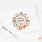 Christmas Mix Element Gift Sticker (Envelop)