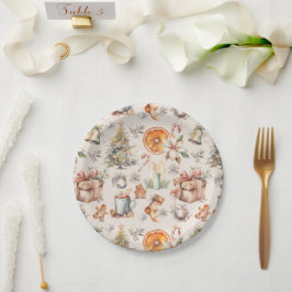 Christmas Mix Elements Papier Bord