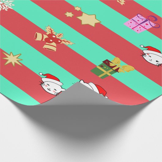 Christmas Mix Pattern Cadeaupapier (Hoek)