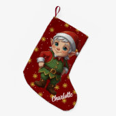 Christmas Mode Elf Kleine Kerstsok (Voorkant (Hangend))
