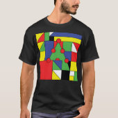 Christmas Mondrian T-shirt (Voorkant)