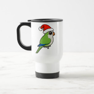 Christmas Monk Parakeet Reisbeker