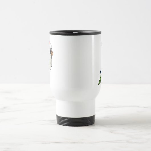 Christmas Monk Parakeet Reisbeker (Center)