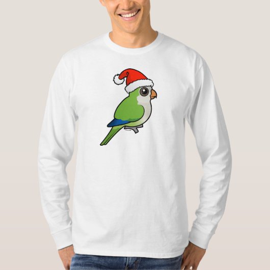 Christmas Monk Parakeet T-shirt (Voorkant)