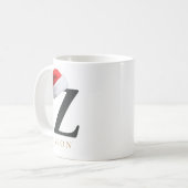 Christmas Monogram Mug Koffiemok (Voorkant links)