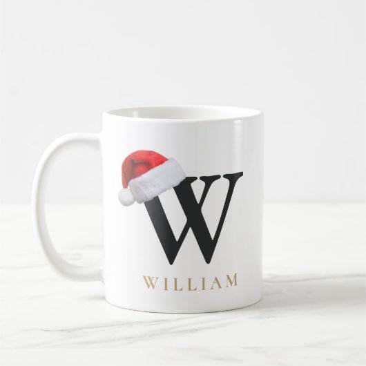 Christmas Monogram Mug Koffiemok (Links)