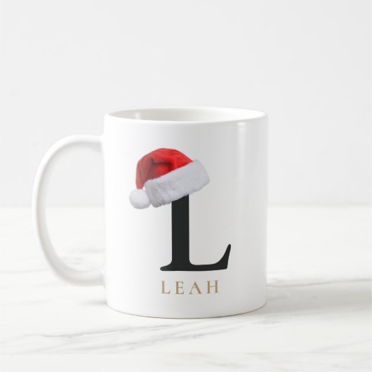 Christmas Monogram Mug Koffiemok (Links)