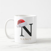 Christmas Monogram Mug Koffiemok (Links)