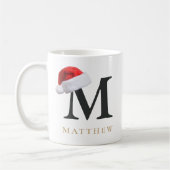 Christmas Monogram Mug Koffiemok (Links)