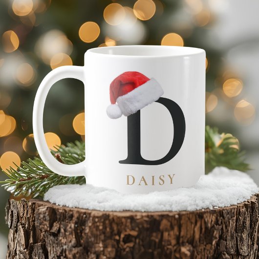 Christmas Monogram Mug Koffiemok