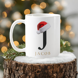 Christmas Monogram Mug Koffiemok