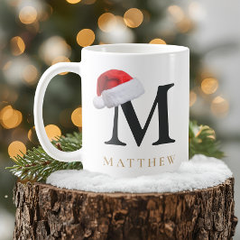 Christmas Monogram Mug Koffiemok